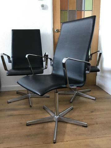 Set 4 IZGS Fritz Hansen Oxford Arne Jacobsen chair stoel   beschikbaar voor biedingen
