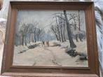 Sneeuwlandschap van Jan Kelderman, Ophalen of Verzenden