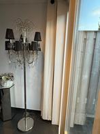 Elegante Vloerlamp met Kristallen, Huis en Inrichting, Lampen | Vloerlampen, Ophalen of Verzenden, Gebruikt, Metaal, 150 tot 200 cm