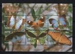 MALDIVES 2002 PF BLOK VLINDERS INSECTEN BUTTERFLIES, Ophalen of Verzenden, Postfris, Dier of Natuur