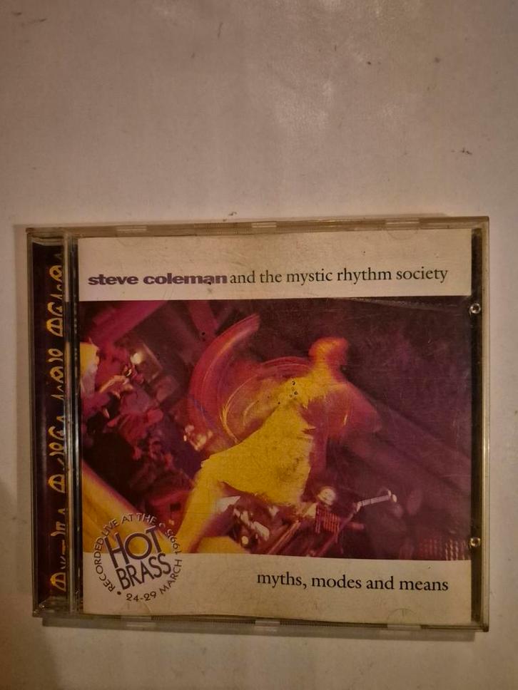 Steve Coleman & the Mystic Rhythm Society - Myths, modes..Cd, Cd's en Dvd's, Cd's | Jazz en Blues, Ophalen of Verzenden