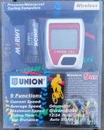 Union 9WN draadloze fietscomputer - 9 functies, Ophalen of Verzenden, Snelheidssensor, Nieuw