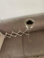 antieke muur kandelaar, Ophalen of Verzenden, Zilver