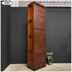 Oude, hoge, houten roldeurkast / archiefkast / 230 cm /, Huis en Inrichting, Ophalen, Gebruikt, 200 cm of meer, Eikenhout