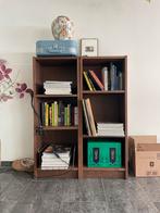 Donkerbruine IKEA Boekenkasten, Huis en Inrichting, Ophalen, Met plank(en), 100 tot 150 cm, Zo goed als nieuw