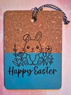 Kurk Decoratie - Paashaas - 16,5x22x0.8cm, N.v.t., N.v.t., Nieuw, Ophalen of Verzenden