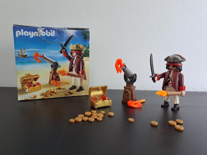 Playmobil 9415 Piraat met vuurwapens, Kinderen en Baby's, Speelgoed | Playmobil, Gebruikt, Complete set, Ophalen of Verzenden