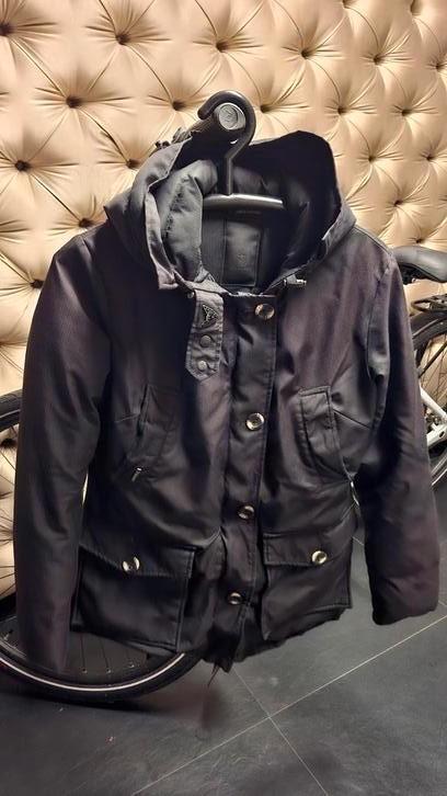 Airforce parka damesjas  zwart, Kleding | Dames, Jassen | Winter, Zo goed als nieuw, Maat 38/40 (M), Zwart, Ophalen of Verzenden