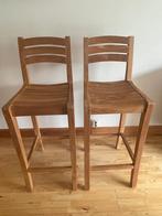 Bar Stools (2), 1 kruk, Ophalen, Hout, Met voetsteun