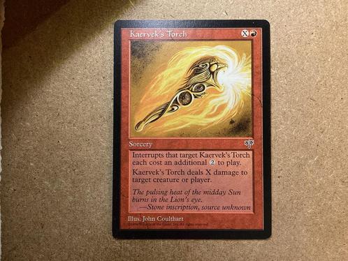 1x Kaervek’s Torch (Near Mint), Hobby en Vrije tijd, Verzamelkaartspellen | Magic the Gathering, Zo goed als nieuw, Losse kaart