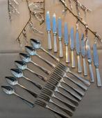 Verzilverd Bestek Haags Lofje - Complete Set, Antiek en Kunst, Ophalen