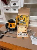 Einhell Bavaria BOF 1400 E bovenfrees + frezenset, D, Ophalen of Verzenden, Zo goed als nieuw, Bovenfrees