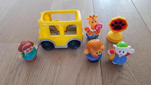 Fisher-price little people schoolbus, Kinderen en Baby's, Speelgoed | Fisher-Price, Zo goed als nieuw, Speelset, Ophalen