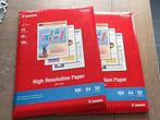 2 pakjes canon fotopapier, Audio, Tv en Foto, Fotografie | Fotopapier, Ophalen of Verzenden, Nieuw