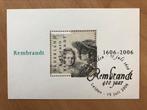 Postzegelblok  400 jaar Rembrandt, 2006., Postzegels en Munten, Postzegels | Thematische zegels, Verzenden, Gestempeld, Overige thema's