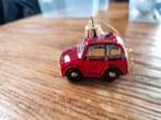 Kerstbal Auto - Rode Oldtimer, Diversen, Kerst, Ophalen of Verzenden, Gebruikt
