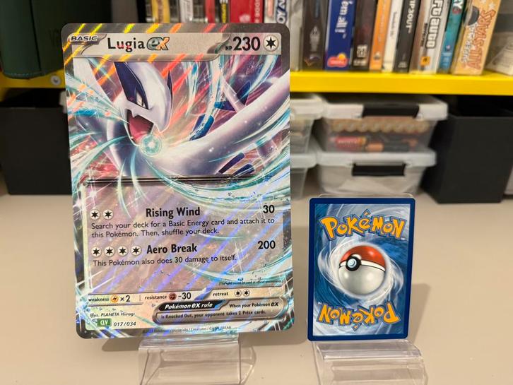 Lugia ex Jumbo Pokemon kaart, Hobby en Vrije tijd, Verzamelkaartspellen | Pokémon, Zo goed als nieuw, Ophalen of Verzenden