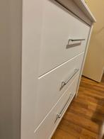 Witte Commode met 3 Laden, Huis en Inrichting, Ophalen, Kunststof, Gebruikt, 100 tot 150 cm