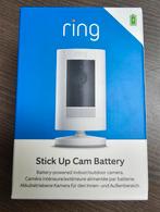 Ring Stick Up Cam Batterij Beveiligingscamera Draadloos, Nieuw, Ingebouwde camera, Draadloos, Ophalen of Verzenden