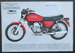 Folder Moto Guzzi V35 - 1977 (Italiaans), Motoren, Verzenden, Moto Guzzi