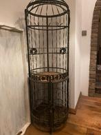 Smeedijzeren wijnrek, Huis en Inrichting, Woonaccessoires | Wijnrekken, Ophalen, Hout, Minder dan 50 cm