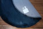 Superzacht rond vloerkleed Comfy Fluffy donkerblauw Ø160, Blauw, 150 tot 200 cm, Rond, Nieuw