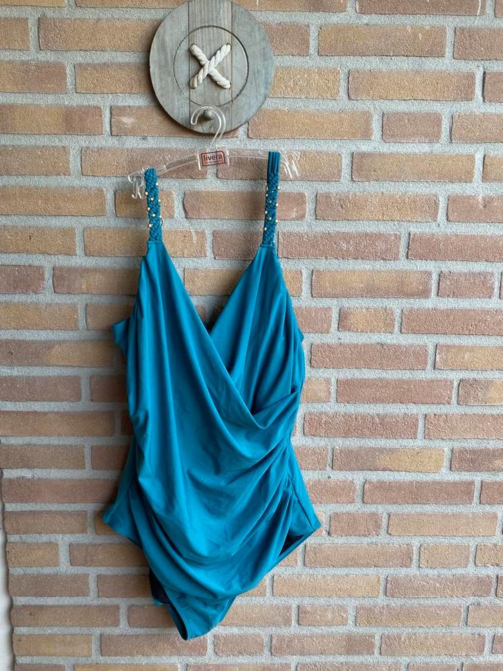 Beachwave badpak, Kleding | Dames, Grote Maten, Nieuw, Lingerie of Zwemkleding, Groen, Ophalen of Verzenden