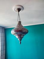 Arabische/Oosterse Filigrain hanglamp vintage zilver, Ophalen, Gebruikt, 50 tot 75 cm, Oosters