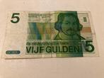 5 gulden bankbiljet uit het jaar 1973., Postzegels en Munten, Bankbiljetten | Nederland, Ophalen of Verzenden, 5 gulden, Los biljet