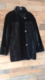 Vintage dames winterjas Comme Du Vrai Paris, Zwart, Maat 42/44 (L), Zo goed als nieuw, Comme Du Vrai Paris