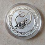 1 oz Zilver Black Turtle munt van 2021 Celestial serie Niue, Ophalen of Verzenden, Zilver