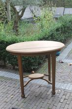 brocante ovale bijzettafel, Ophalen, Gebruikt, 75 cm of meer, Brocante