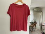 Fijn shirt linnenmix Hema, maat M valt ruim ZGAN, Maat 38/40 (M), Oranje, Ophalen of Verzenden, Zo goed als nieuw