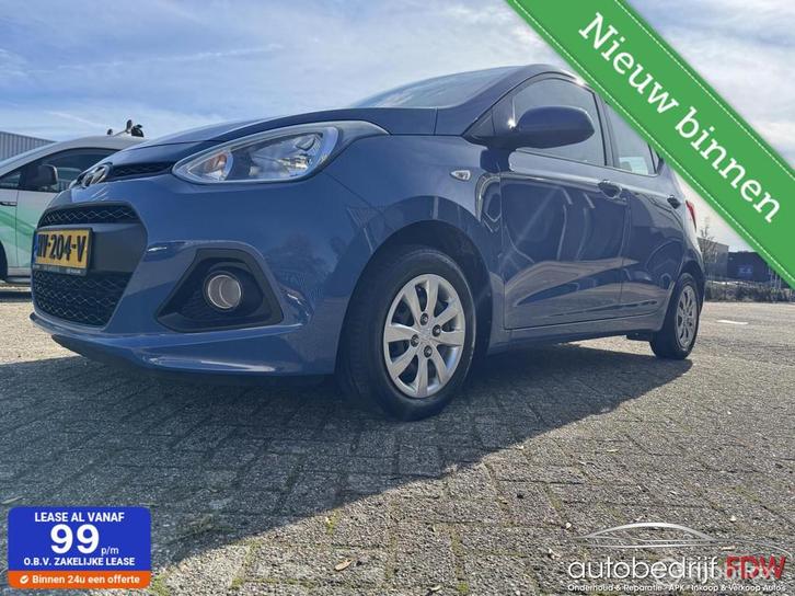 Hyundai i10 1.0i/DEALER ONDERH/AIRCO/TREKHAAK/CRUISE CONTR., Auto's, Hyundai, Bedrijf, Te koop, i10, ABS, Airbags, Airconditioning