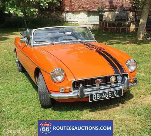 MG MGB Cabriolet -1972 | Route 66 Auctions, Auto's, Oldtimers, Bedrijf, Te koop, MG, Benzine, Overige carrosserieën, Handgeschakeld