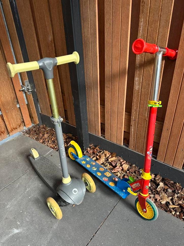 Kindersteppen Mario €15 & Lionelo €20, Fietsen en Brommers, Steps, Zo goed als nieuw, Gewone step, Ophalen
