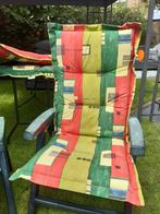 4 Jardin tuinstoelen incl. nieuwe kussens, Tuin en Terras, Tuinstoelen, Ophalen, Gebruikt, Kunststof, Verstelbaar