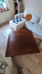 Salontafel 100x100, Huis en Inrichting, Tafels | Salontafels, Ophalen, Gebruikt, 50 tot 100 cm, Eikenhout