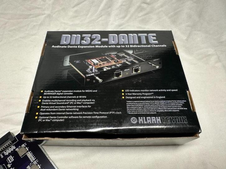 Klark Teknik DN32-Dante, Muziek en Instrumenten, Effecten, Zo goed als nieuw, Chorus, Delay of Echo, Distortion, Overdrive of Fuzz