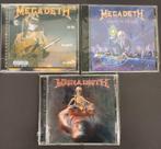 3x CD Megadeth, Cd's en Dvd's, Cd's | Hardrock en Metal, Ophalen of Verzenden, Nieuw in verpakking
