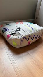 Marokkaanse Berber Poef - 60x60x15cm, Gebruikt, Ophalen of Verzenden, Handcraft, Stof