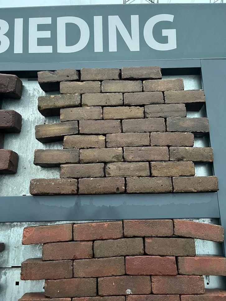 gebruikt oud gebakken dikformaten brons genuanceerd, Tuin en Terras, Tegels en Klinkers, Gebruikt, Klinkers, Ophalen of Verzenden