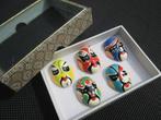 Miniatuur Kabuki-stijl theatermaskertjes, Antiek en Kunst, Ophalen