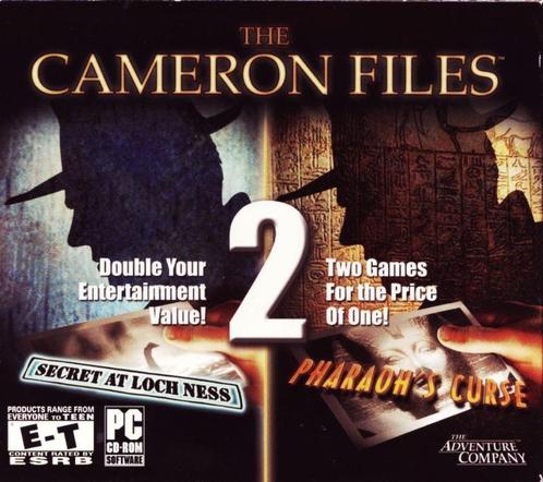 CAMERON FILES 🦕Secret at Loch Ness + 💀Pharaoh's Curse 💿PC, Spelcomputers en Games, Games | Pc, Zo goed als nieuw, Avontuur en Actie