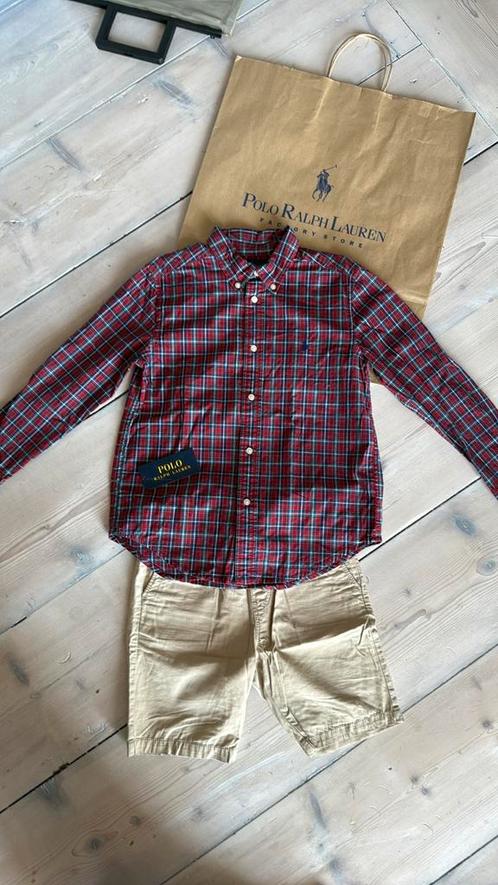 Super leuk overhemd RALPH LAUREN in maat 7 (122-128), Kinderen en Baby's, Kinderkleding | Maat 122, Zo goed als nieuw, Jongen