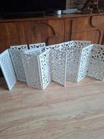 Set vensterbank schermen., Huis en Inrichting, Woonaccessoires | Kamerschermen, Ophalen, Zo goed als nieuw