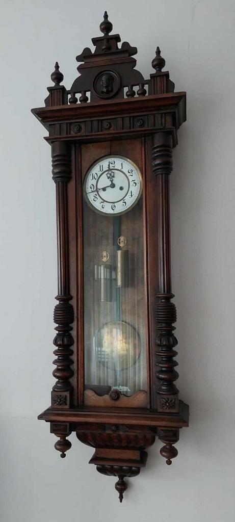 Antieke Weense Gustav Becker regulateurklok, Antiek en Kunst, Antiek | Klokken, Ophalen