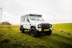 Land Rover Defender 110 Sherpa 4x4 Camper., Auto's, Zwart, 4 cilinders, Leder en Stof, 122 pk