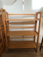 Twee vintage houten (boeken)kasten, Huis en Inrichting, Kasten | Boekenkasten, Ophalen, Gebruikt, 50 tot 100 cm, Minder dan 100 cm