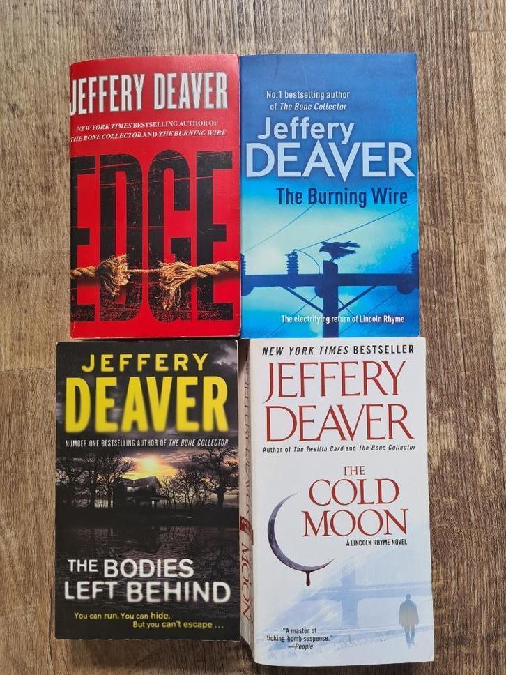 Jefferey Deaver 20 boeken Engels, Boeken, Thrillers, Gelezen, Ophalen